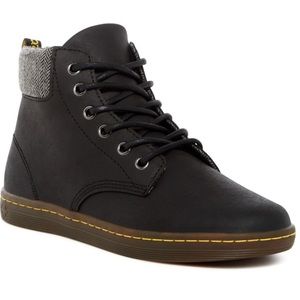 Dr. Martens Black Maelly Leather Boot Size 7